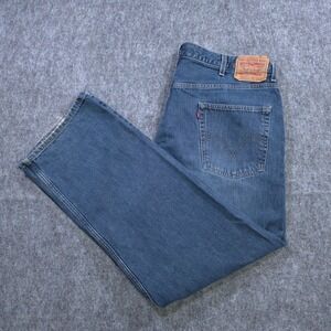 Levis 569 Loose Straight Blue Denim Jeans Mens W40 L32 Medium Wash 005690575